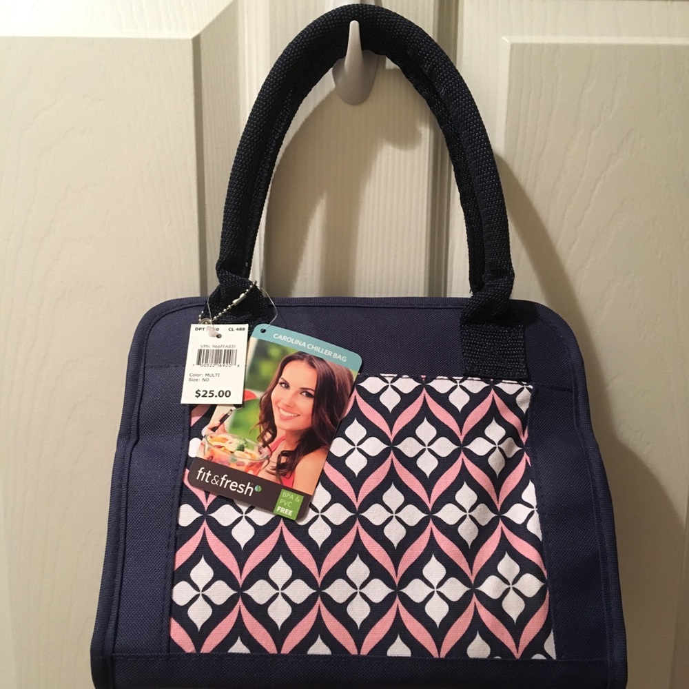 NWT - Fit and Fresh insulated lunch bag - navy